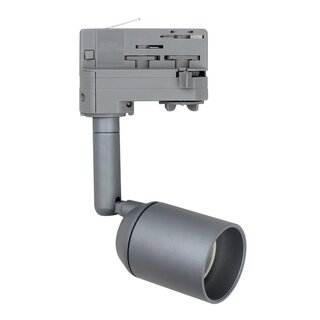 3-Phase PAR Spotlight E27 with Porcelain Socket Silver,...