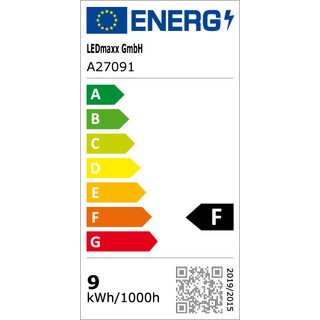 LED Bulb 9W = 60W E27 820lm Warm White 2700K