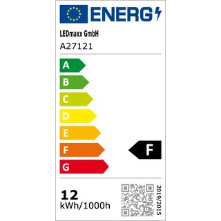 LED Bulb 12W = 75W E27 1155lm Warm White 2700K