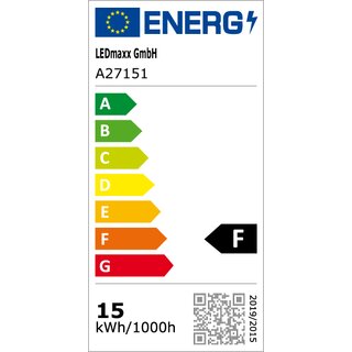 LED Bulb 15W = 100W E27 1490lm Warm White 2700K