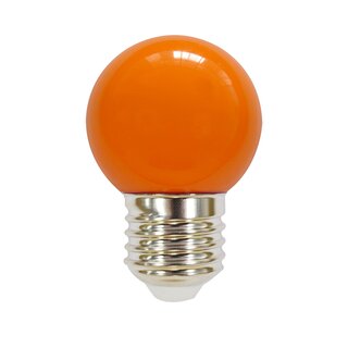 LED Bulb in Drop Shape 2W Orange E27