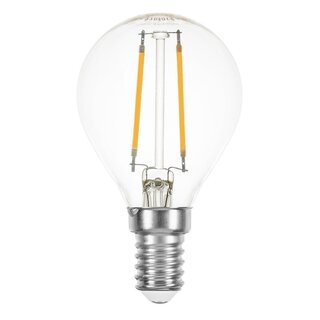 LED Filament Drop 2W = 25W 220lm E14 Clear Extra Warm White 2200K