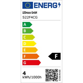 LED Filament Edison ST64 4W 360lm E27 Vintage Look Extra Warm White 2200K