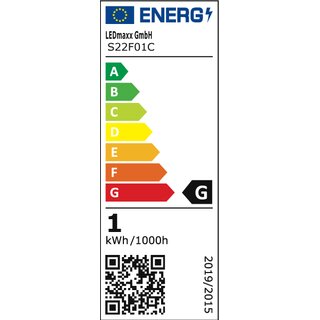 LED Filament Tube T26 1W = 8W 60lm E14 Extra Warm White 2200K