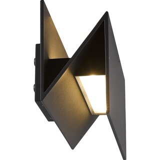 Design LED Wall Light Graphite Black 15W 634lm 3000K Indoor/Outdoor