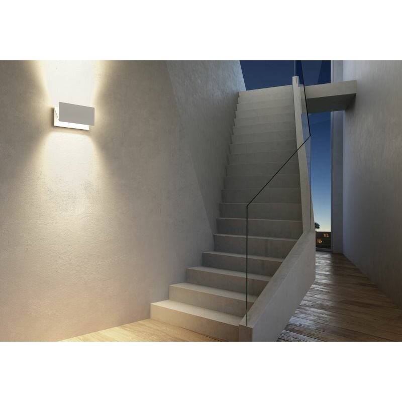 Design-Wandleuchte LED weiß 119,00 15W Indoor/Outdoor, 3000K € 634lm