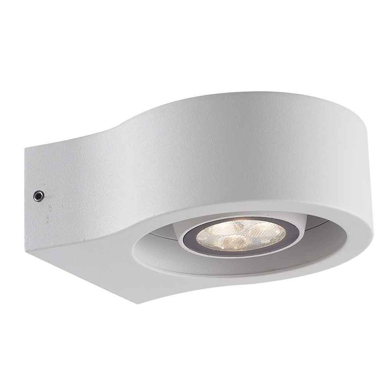 Design-Wandleuchte LED weiß 3 x Indoor/Outdoor 3000K 2W 218lm