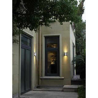 LED Wall Light Stainless Steel 2 x 7W 890lm 3000K Indoor/Outdoor