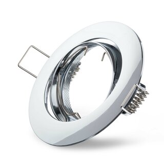 Recessed Spotlight Downlight Adjustable 68mm chrome