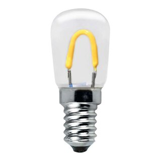 LED Curved Filament Tube T22 0.85W E14 Clear 55lm Extra Warm White 2400K