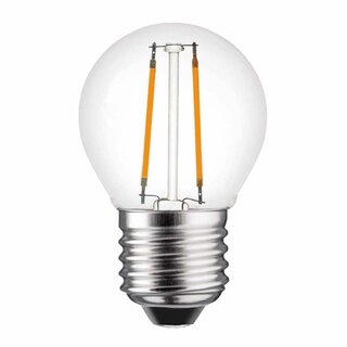 LED Filament Drop 1W 120lm E27 Clear Warm White 2700K