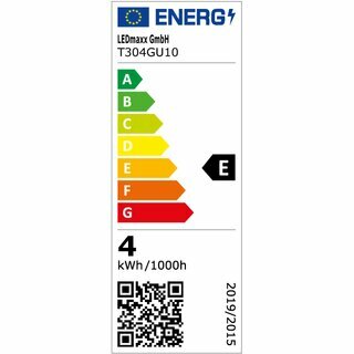 LED Tube Light T30 4W GU10 450lm Warm White 3000K