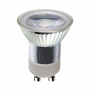 LED Premium Small Glass Reflector MR11 2W 150lm GU10 Warm White 3000K 36