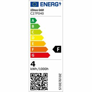 LED Filament Candle 4W = 40W 470lm E14 Opal Warm White 2700K