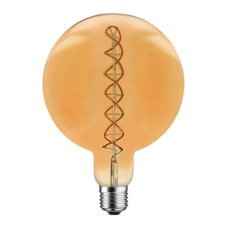 LED Spiral Filament Mega Globe G200 5W = 25W 250lm E27 vintage look extra warm white 2200K dimmable