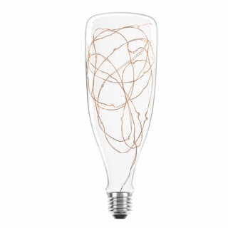 LED Copper Wire Bottle 1.6W = 10W 60lm E27 Clear Extra Warm White 2200-2400K