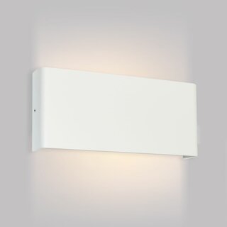 LED Wall Light White Up & Down 6W Warm White 3000K IP20