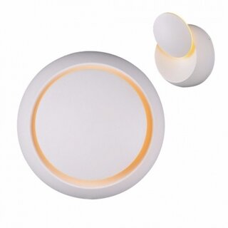 LED Wall Light White Round Rotatable 5W 3000K IP20