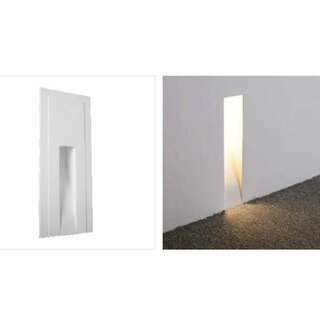 Recessed Plaster Wall Light with Long Edge GU10 max. 35W