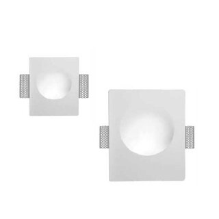 Small Round Recessed Plaster Wall Light 250x210x78mm GU10 max. 35W