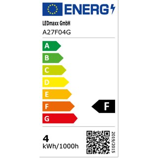 LED Filament Bulb 4W 360lm E27 Gold Reflector Warm White 2700K