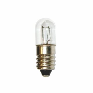 Incandescent Bulb Tubular Lamp T10x28mm 5W E10 60V Cap...