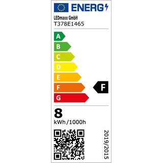 LED Tube Bulb T37 8W = 65W E14 Daylight 6500K