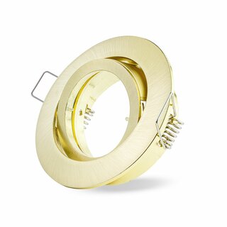 Recessed Spotlight Downlight Adjustable 68mm with Bayonet Lock gold