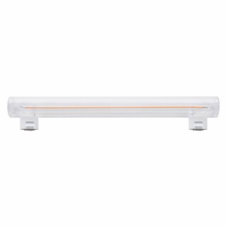 LED Filament Linear Lamp 3W = 35W S14s 2 Sockets CLEAR 30cm Ra>90 Extra Warm White 2200K