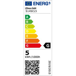 ED Filament Linear Lamp 4.8W S14s 2 Sockets CLEAR 50cm Ra>90 Extra Warm White 2200K