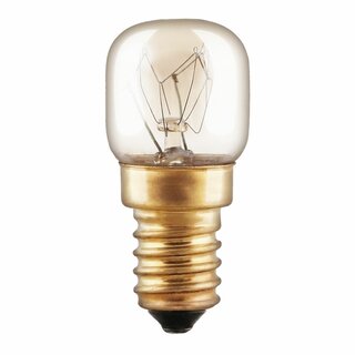 Incandescent Bulb Oven Lamp T22 15W E14 Clear 300