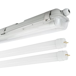 LED Moisture-Proof Batten Light with 2x T8 Tube 4000K 120cm with Sensor