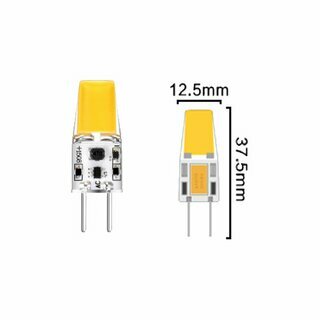 LED Pin Base Lamp COB 2.5W GY6.35 Clear 12V 200lm Warm White 2700K