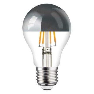 LED Filament Bulb 8W = 60W 806lm E27 Silver Reflector Extra Warm White 2200K