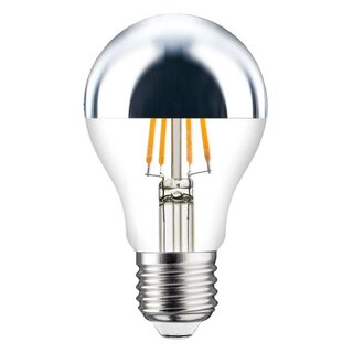 LED Filament Bulb 8W = 60W 806lm E27 Silver Reflector Extra Warm White 2200K