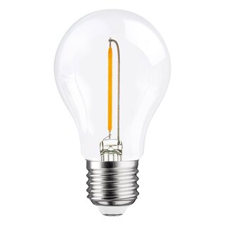 LED Filament Bulb 1W 100lm E27 Clear Extra Warm White 2200K