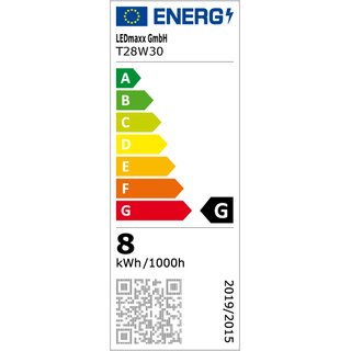 3 x T2 Fluorescent Tube 8W/830 W4.3x8.5d Warm White 3000K