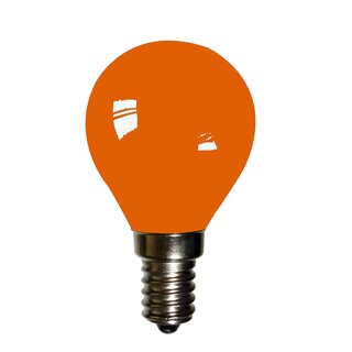 LED Filament Drop Shape 2W E14 Orange