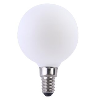 LED Filament Globe G60 2W 170lm E14 opal warm white 2700K