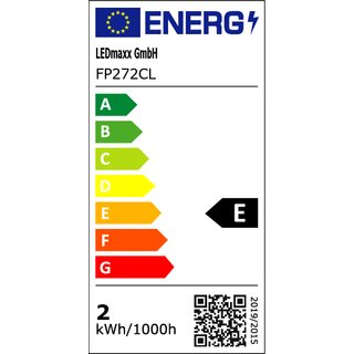 LED Filament Drop 2W 250lm E27 Clear Warm White 2700K