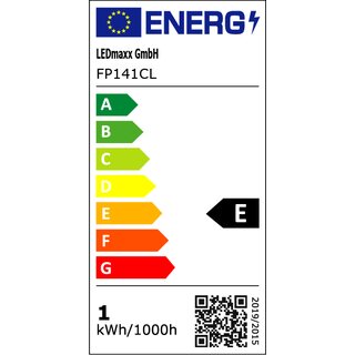 LED Filament Drop 1W 120lm E14 Clear Warm White 2700K