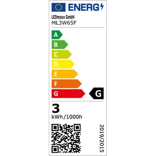 LED Module MR11 3W 240lm 230V 6500K Frosted 35x22mm