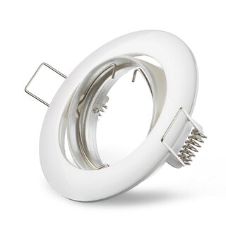 Recessed Spotlight Downlight Adjustable 75mm perlsilver