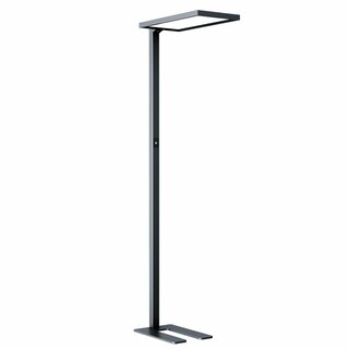 LED Floor Lamp Luka Up & Down 80W blackUGR<18 Neutral White 4000K Motion & Daylight Sensor Touch Dimmable