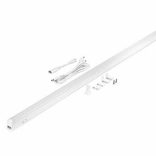 LED Under Cabinet Light 115cm White IP20 20W Warm White 3000K with Switch