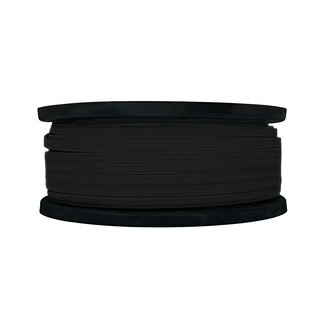 100m Roll Illu Flat Cable H05RNH2-F 2x1.5 mm Black