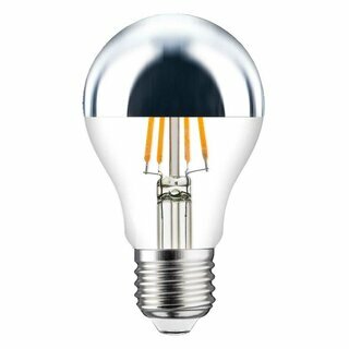 LED Filament Bulb 8W = 60W 806lm E27 Silver Reflector Warm White 2700K