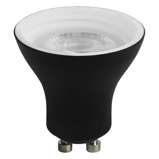 LED Deep-Deco Reflector Black 4.9W GU10 Warm White 3000K 36