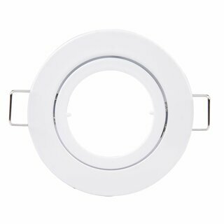 BLicht 10er Set Einbaustrtahler Wei mit LED Reflektor 4,2W = 50W mit GU10 Fassung, warmweies Licht