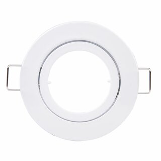 BLicht 10er Set Einbaustrtahler Wei mit LED Reflektor 4,2W = 50W mit GU10 Fassung, warmweies Licht